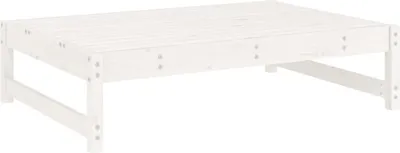 Obrázek produktu pro vidaXL Zahradní stolička bílá 120x80 cm z masivního borovicového dřeva