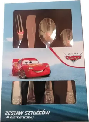 Produktbild von Kinderbesteck Cars, Edelstahl, 4 teilig