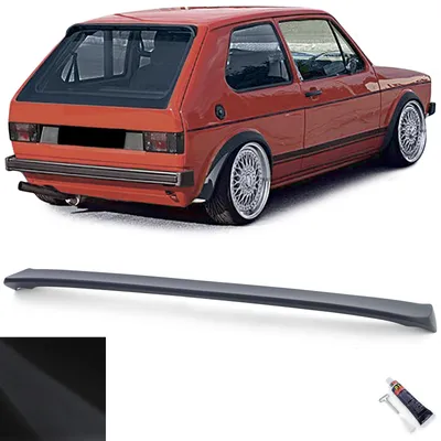 Produktbild von Dachspoiler Heckspoiler Schwarz Matt für VW Golf 1 ab 1974-1985