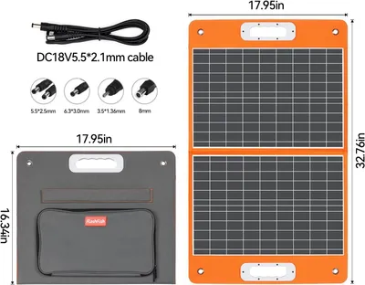 Obrázek produktu pro Přenosná nabíjecí stanice - Mobilní generátor - Solární generátor - Nouzové napájení - Baterie pro kempování