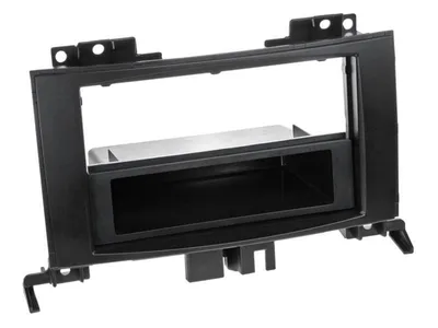 Image de Adaptateur de façade 2-DIN pour avec vide poche Sprinter/ VW Crafter noir