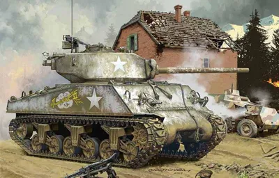Immagine prodotto di Carro armato medio statunitense M4A3 (76) W / 1:35