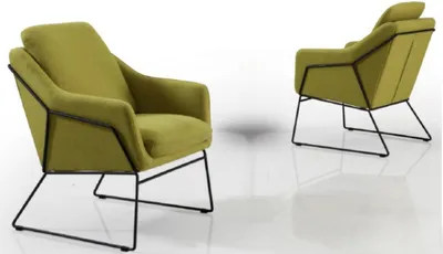 Obrázok produktu pre Dizaj kreslo Čalúnená pohovka 1 miestna Moderné TV kreslo Club Lounge