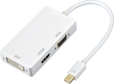 Produktbild von MMOBIEL Thunderbolt Mini Displayport 3 in 1 Splitter auf VGA / HDMI / DVI