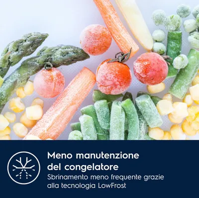 Zdjęcie produktu dla Electrolux KNS5LE18S, 271 l, SN-ST, 3,3 kg/24h, E, Komora Fresh zone, Biały