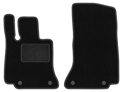 Immagine prodotto di Wielganizator tappetini auto velours anteriori adatto per Mercedes C-Klasa W206 (2021-, berlina, station wagon) neri, set 2 pz, con fissaggi