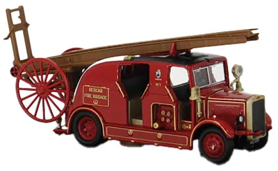 Productafbeelding van Modelauto Leyland Cub FK7, rood.
