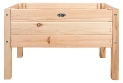 Image de Esschert Design Lit surélevé nature pour enfants 50 cm de haut - bois de pin
