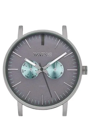 Produktbild von Uni-Uhr Watx & Colors WXCA2734 Grau Silberfarben (Ø 44 mm)