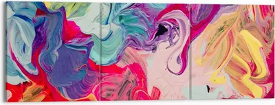 Produktbild von Bild auf Leinwand - Leinwandbild - Abstraktion modern - 150x50cm - Wand Bild - Wanddeko - Leinwanddruck - Bilder - Kunstdruck - Wanddekoration - Leinwand bilder - Wandkunst - CA150x50-3877