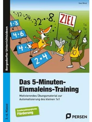 Immagine prodotto di Das 5-Minuten-Einmaleins-Training. SoPäd 3. bis 6. Klasse