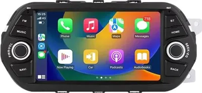 Imagen del producto de Radio para coche con Bluetooth y CarPlay para Fiat Tipo/Egea (2015–2017) – compatible con Apple y Android – sistema de audio con sistema de navegación – 2 GB de RAM, 32 GB de almacenamiento