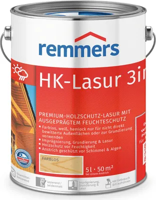 Immagine prodotto di Remmers HK-Lasur 5 L Eimer Farblos