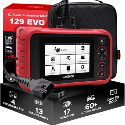 Produktbild von LAUNCH CRP 129 EVO+ V3.0 OBD2 Diagnosegerät,Auto Auslesegerät Kfz-Diagnose EOBD,mit 4-Systemdiagnosen mit 13 Service Funktionen 2026