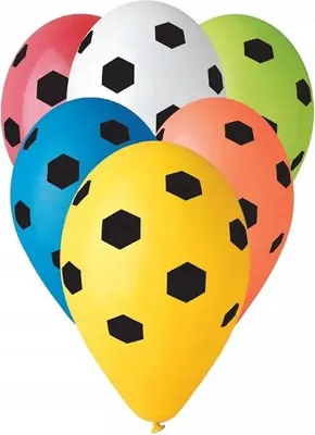 Zdjęcie produktu dla Balony premium piłka nożna 31 cm 5 sztuk