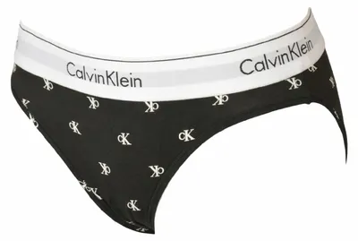 Produktbild von CALVIN KLEIN Damen-Slip, elastischer Bund mit Logo, Artikelnummer LZ00QF8760, S, Cotone 53%,Modal 35%,Elasthan 12%