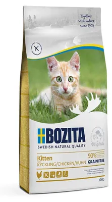 Obrázok produktu pre Bozita Kitten Grain free Chicken - 10 kg