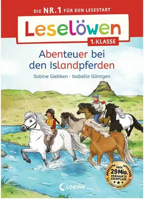 Produktbild von Leselöwen 1. Klasse - Abenteuer bei den Islandpferden