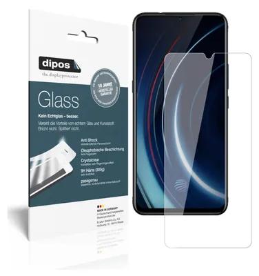 Produktbild von 2x Schutzfolie für Vivo IQOO - Anti-Shock 9H Folie dipos Glass Kunststoffglas