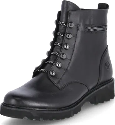 Produktbild von Remonte Biker Boots - Glanzschwarz Glattleder Größe: 37 Normal