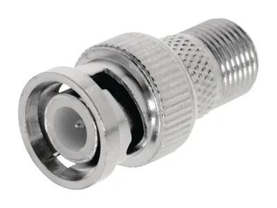 Produktbild von Valueline VLSP41965M Antennenadapter BNC-Stecker – F-Stecker Buchse Silber