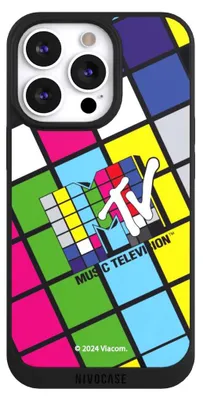 Produktbild von NIVOCASE Handyhülle für Apple iPhone 13 Pro  Hülle NIVOpure Case Schwarz Fanartikel Offizielles Lizenzprodukt MTV Music Televison