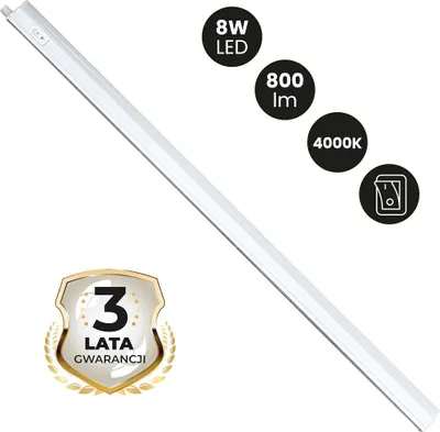 Immagine prodotto di Lampada LED da incasso 60 cm bianco neutro con interruttore