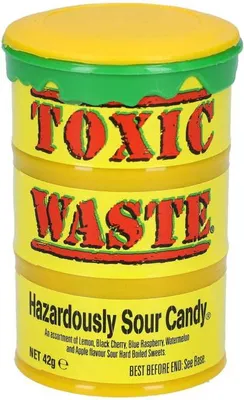 Produktbild von Toxic Waste Yellow Sour Candy 42g