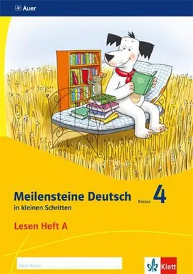 Obrázek produktu pro Meilensteine. Deutsch in kleinen Schritten. Lesestrategien Heft 1. Klasse 4. Ausgabe ab 2017