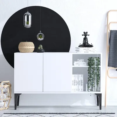 Immagine prodotto di Skye Decor, Galaxy - Dec0075, mobili da soggiorno, bianco, 120 x 80 x 40 cm