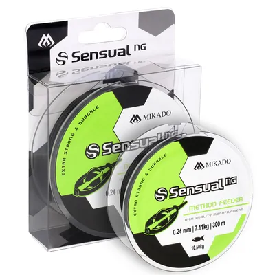 Produktbild von 300m SENSUAL NG METHOD FEEDER schwarze Angelschnur Feederschnur Ø 0,26mm / 7,89kg