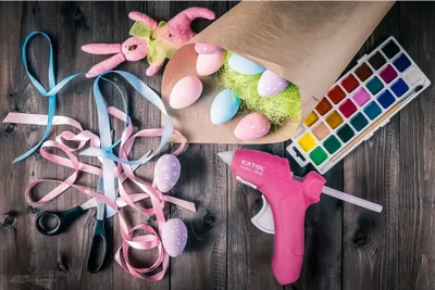 Image de Pistolet à colle thermofusible EXTOL 25W, diamètre 7,2 mm