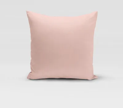 Produktbild von SCHÖNER LEBEN. Kissenhülle Leinenlook uni rosa verschiedene Größen Größe 40x40cm (HxB) 40x40cm (HxB) Größe