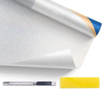 Productafbeelding van Famanu raamfolie voor privacy en zonbescherming - Statisch en zelfklevend (45 cm x 500 cm)
