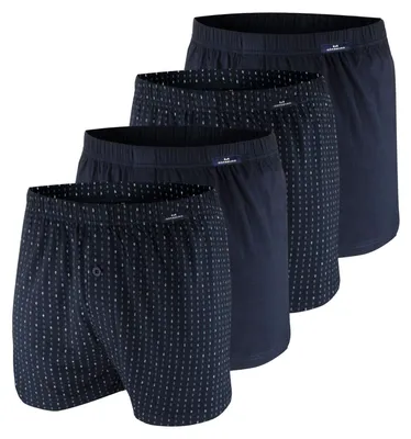 Produktbild von GÖTZBURG Herren Boxershorts weit Baumwolle | 4er Pack | 5389