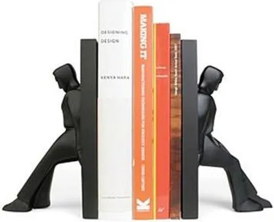 Produktbild von Leaning Men Bookends schwarz