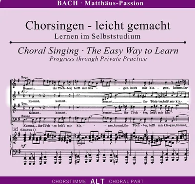 Obrázok produktu pre Various: Choral singing made easy - Johann Sebastian Bach: St Matthew Passion BWV 244 (alt)