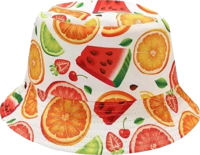 Zdjęcie produktu dla Kapelusz FR-22492 - Stylowy Wielokolorowy Bucket KP22492
