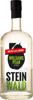 Produktbild von Steinwald Williams Pear Schnaps | Spirituose aus Williamsbirnen | 25 % Alc.Vol. | 0,7 l. Flasche