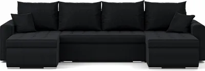 Produktbild von Ecksofa Luis, Eckcouch U-Form, Sofa, Couch, mit Schlaffunktion, Bettkasten, dekorative Steppung, Polstermöbel, Neve 100
