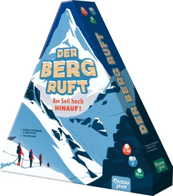 Produktbild von AUZOU, Der Berg ruft, Ein Berg, zwei Steilwände – Spannendes Gesellschaftsspiel für Taktiker und Bergliebhaber – Mit Holzspielbrett und 10 Figuren – Für 2 Spieler ab 7 Jahren