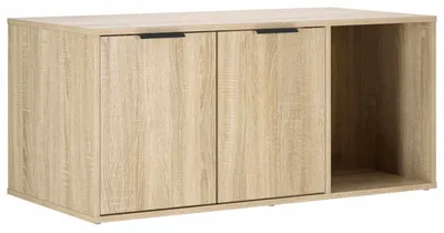 Obrázok produktu pre vidaXL, mačkačia toaleta, nábytok, Imitácia Sonoma, 100 x 49 x 45 cm, drevotrieska