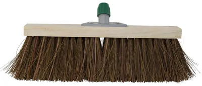 Produktbild von Betra Besenkopf - Outdoor-Besen - dunkelbraun - Holz/Naturfaser - 45 cm