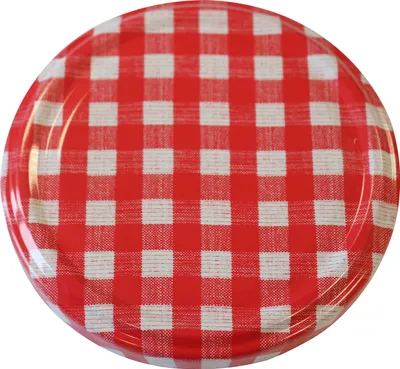 Produktbild von Axentia Schraubdeckel 3 Stück, 82 mm, Karomuster