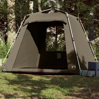 Produktbild von "2026 Promotion" Angelzelt 4 Personen, Familienzelt UV-Schutz, Olivgrün Quick Release - Campingzelte CC23130