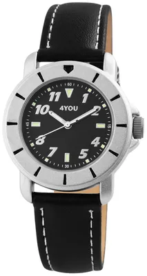 Produktbild von 4You Herrenuhr mit Kunstlederionsband