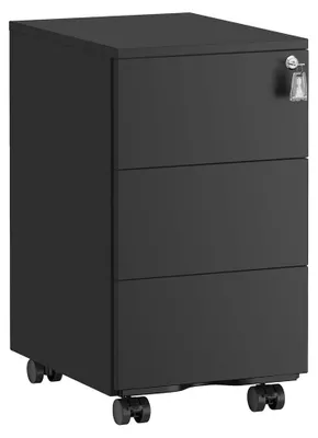 Imagen del producto de Carro con cajones – Archivador – Mueble de almacenamiento – Acero – 40 x 30 x 54 cm –