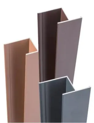 Produktbild von Silvadec Anthrazit 3 Meter Aluminium Übergangsprofil für Fassaden, Montagezubehör, Verbindungsprofil, Fassadenprofil, Deckleiste, Kantenschutz, Länge 3000 mm