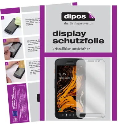 Produktbild von 2x ochranná fólia pre Samsung Galaxy Xcover 4S priehľadná ochranná fólia displeja dipos