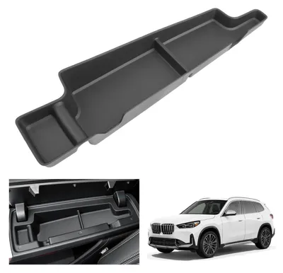 Productafbeelding van Opbergbox voor de middenconsole, geschikt voor BMW X1 iX1 U11, modeljaren 2023-2027, gemaakt van TPE-zachtrubber